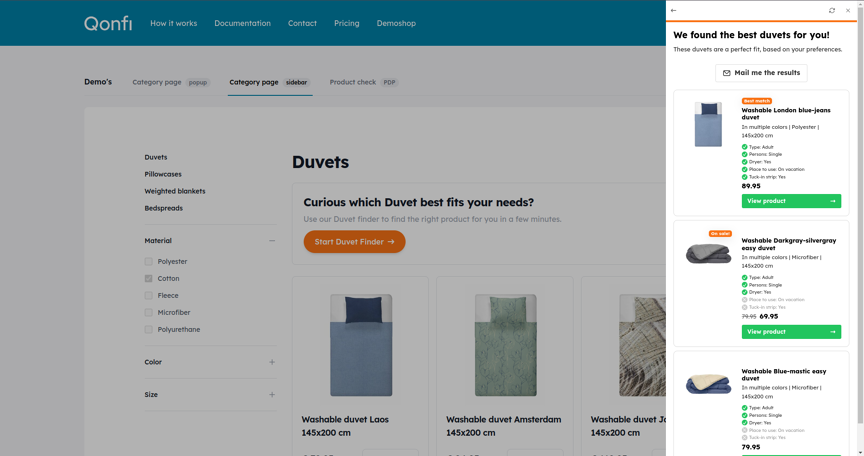 Sidebar demo