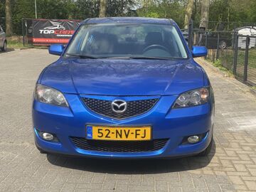 Mazda 3 1.6 Sport blauwe -Airco-NL AUTO-NAP KM -TREKHAAK  ✅