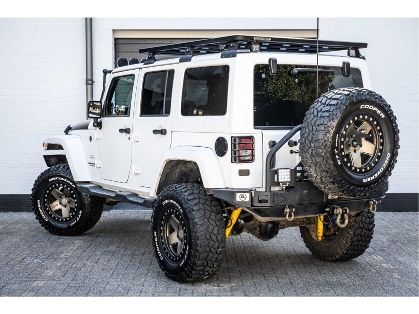 Jeep Wrangler 3.6 Sahara Unlimited - Rhino Velgen / Dakdrager -Lier Smitty bilt