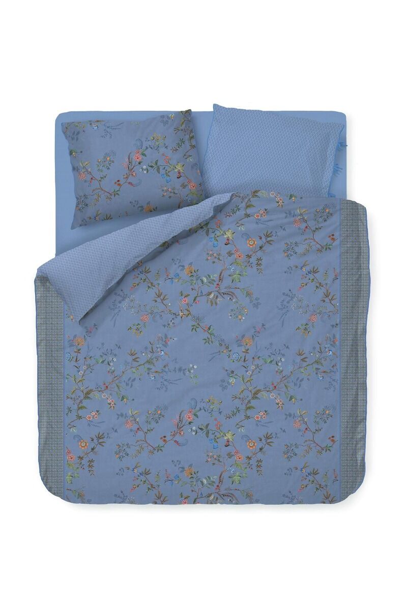 Pip Studio Dekbedovertrekset Bustani Blauw 260x200/220cm
