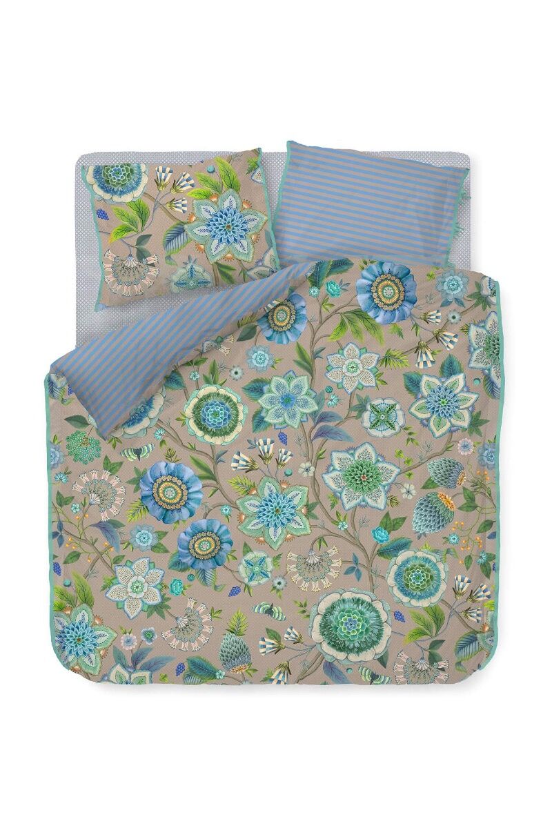 Pip Studio Dekbedovertrekset Viva La Vida Blauw 200x200/220cm