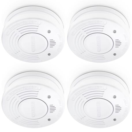 Alecto SA-110 QUAD - Rookmelder met 10 jaar sensor en batterij, 4 pack