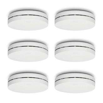 Alecto SA300 6x - Compacte design rookmelder met 10 jaar batterij, 6 pack