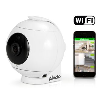 Alecto DVC-180 - Wifi binnencamera met 180 graden kijkhoek - Wit