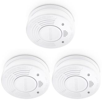 Alecto SA-110 TRIPLE - Rookmelder met 10 jaar sensor en batterij, 3 pack