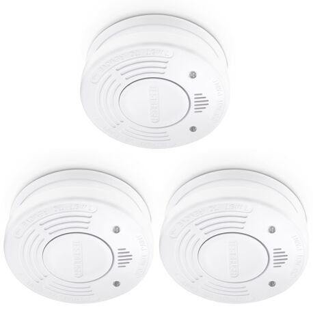 Alecto SA-110 TRIPLE - Rookmelder met 10 jaar sensor en batterij, 3 pack