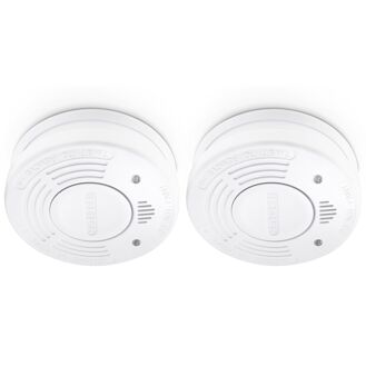 Alecto SA-110 DUO - Rookmelder met 10 jaar sensor en batterij, 2 pack