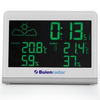 Buienradar BR-600 - Weerstation met draadloze buitensensor en groot duidelijk display