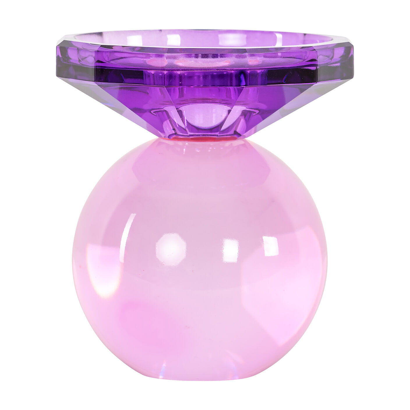 Richmond Kandelaar Una Glas, 9cm - Roze - 8721009406618