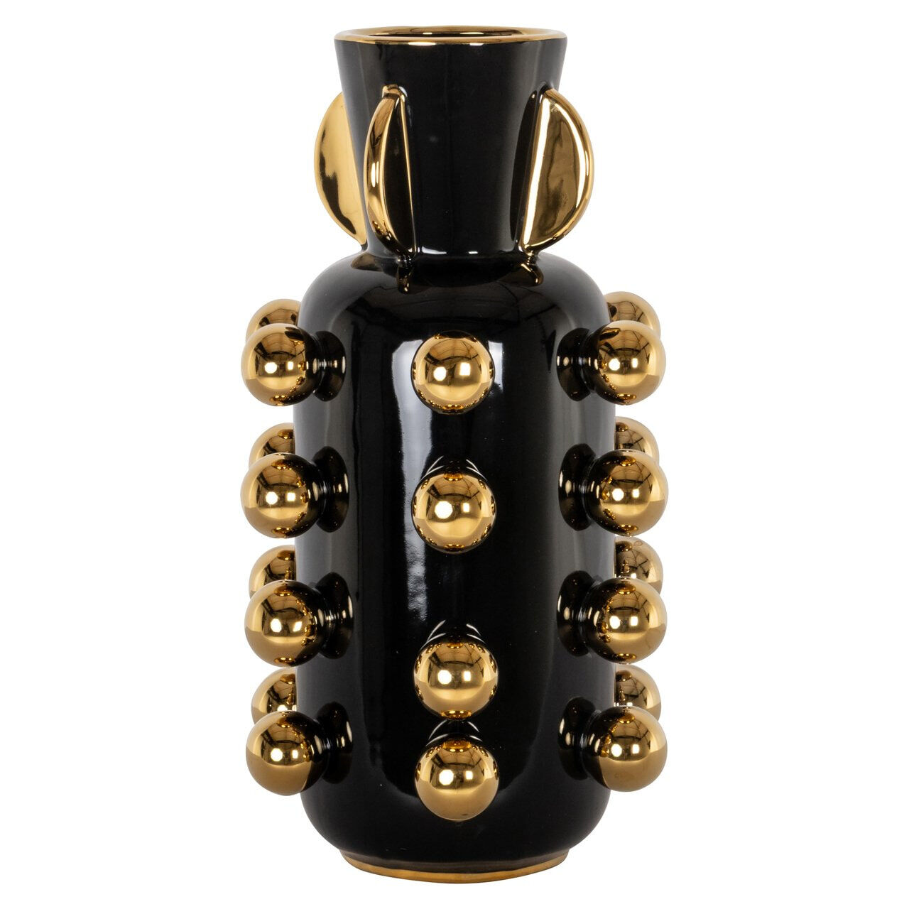 Richmond Vaas Zalia 40cm - Zwart - 8721009414330