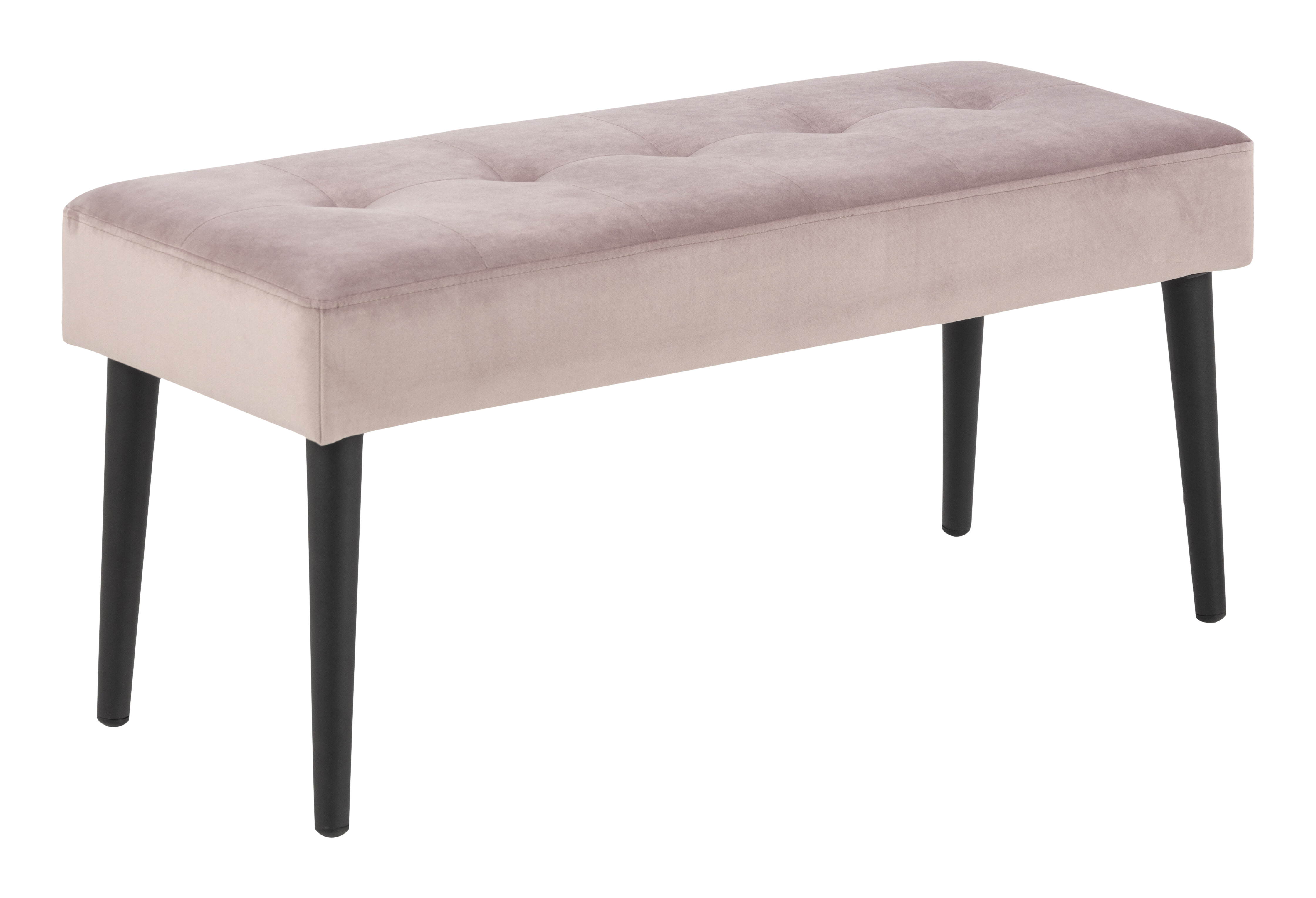 Bendt Halbankje Kiara 95cm, Velvet - Dusty Rose - 5713941107954