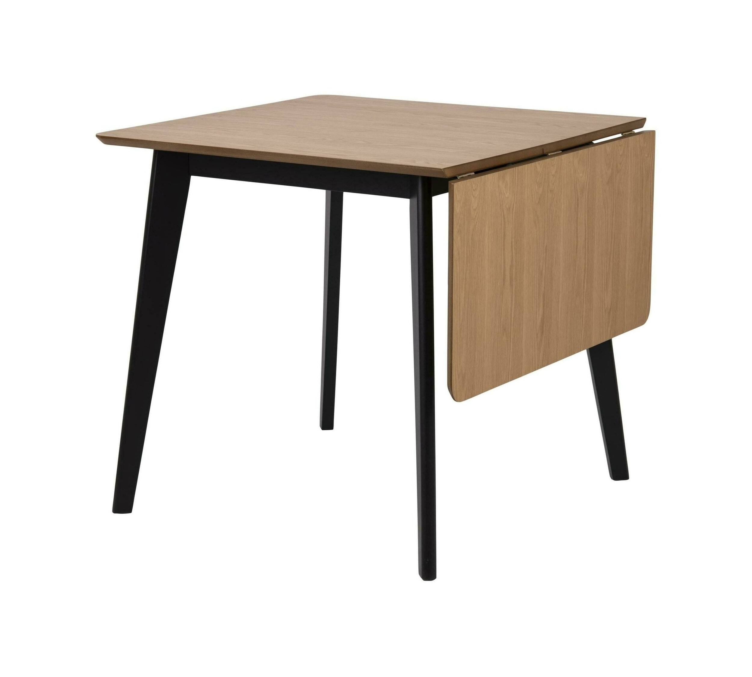 Bendt Uitklapbare Eettafel Torkil Eiken, 80/120 x 80cm - Naturel - 5713941175380