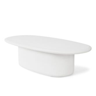 Jesper Home Ovale Salontafel Vaaraa 140 x 68cm - Ivory - 7446000401400