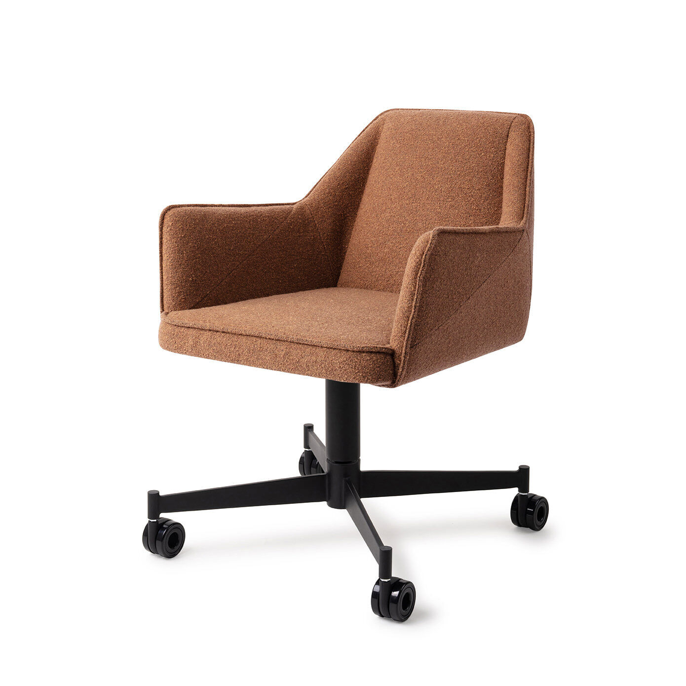 Jesper Home Eetkamerstoel Tome Caster Black - Cinnamon Bun - 6152945227296