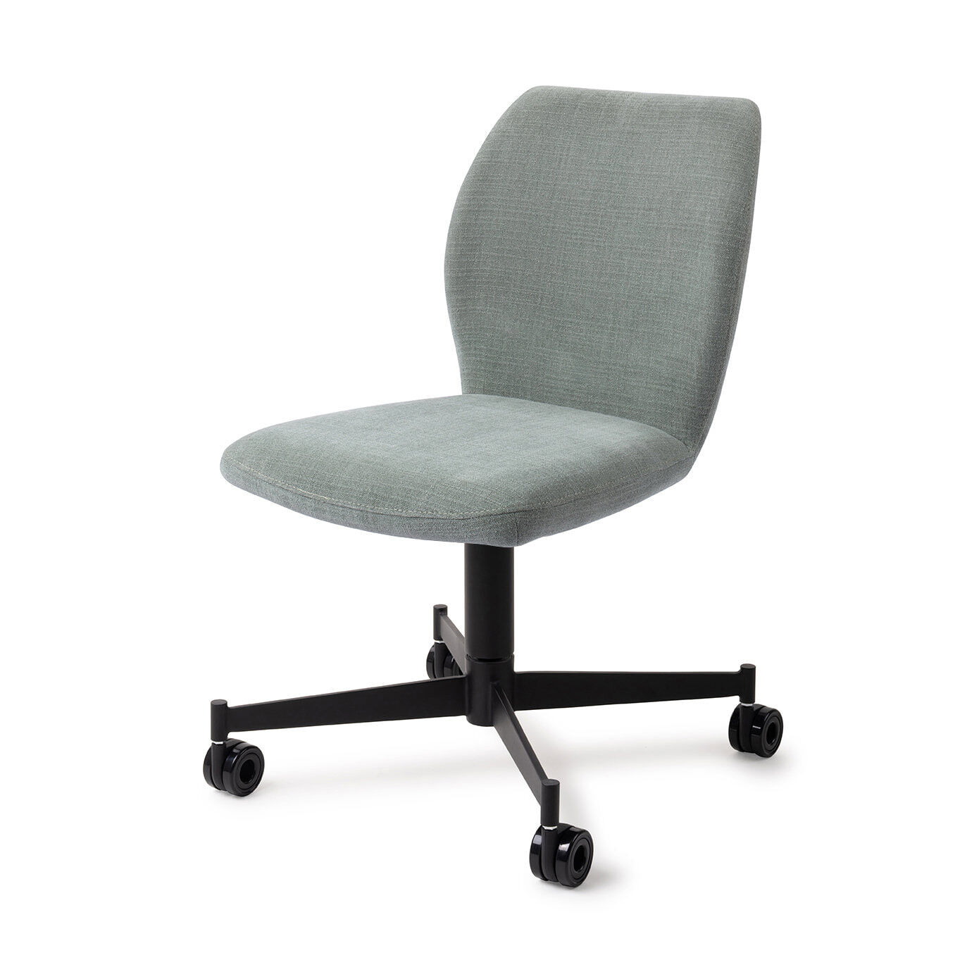 Jesper Home Eetkamerstoel Ikata Caster Black - Breezy Blue - 6152944920914