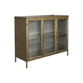 Dutchbone Dressoir Gertlush Antique Brass, 100cm - Goud - 8718548090576