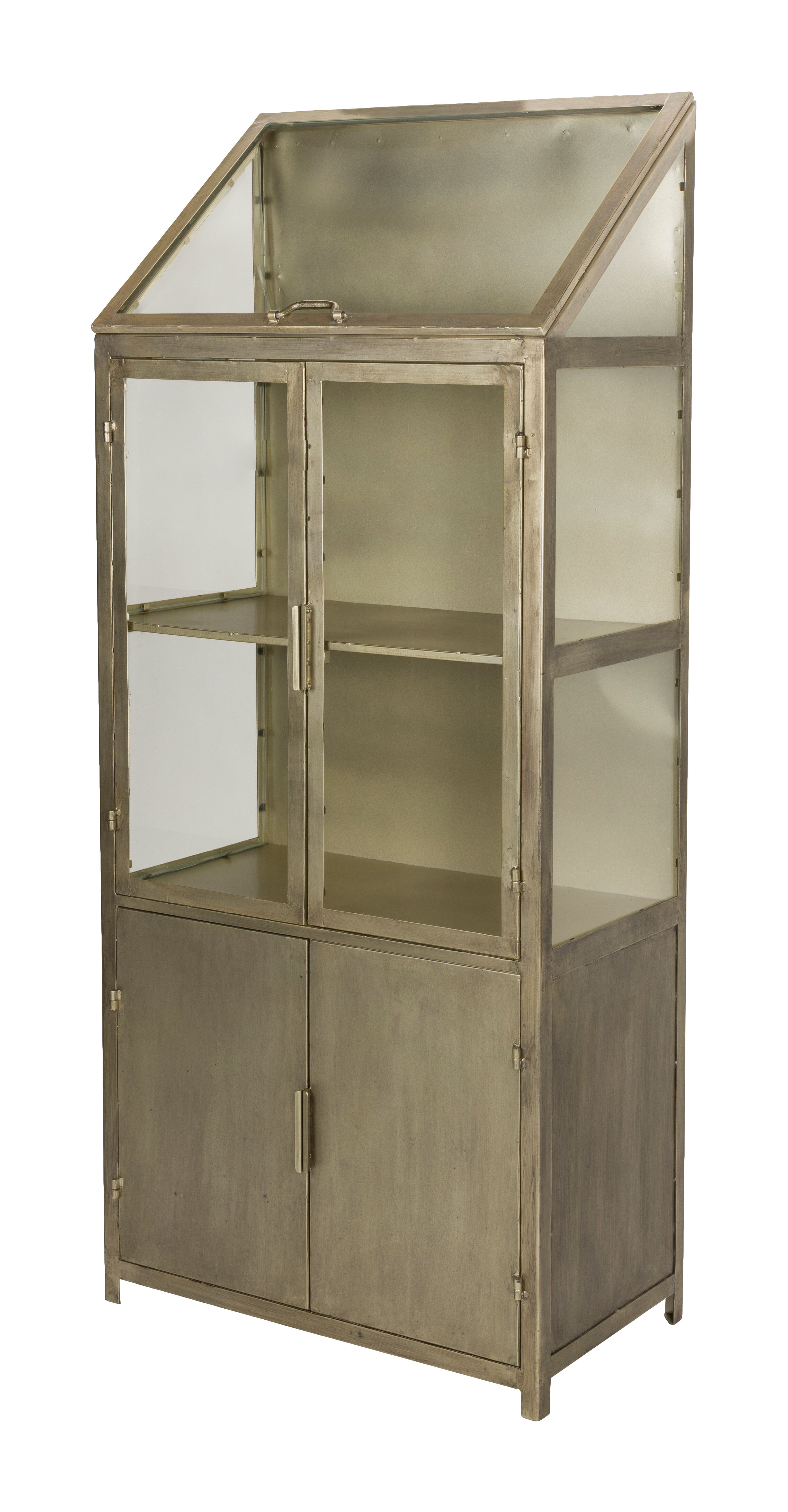 Dutchbone Vitrinekast Monviso 151 x 64cm - Goud - 8718548093553