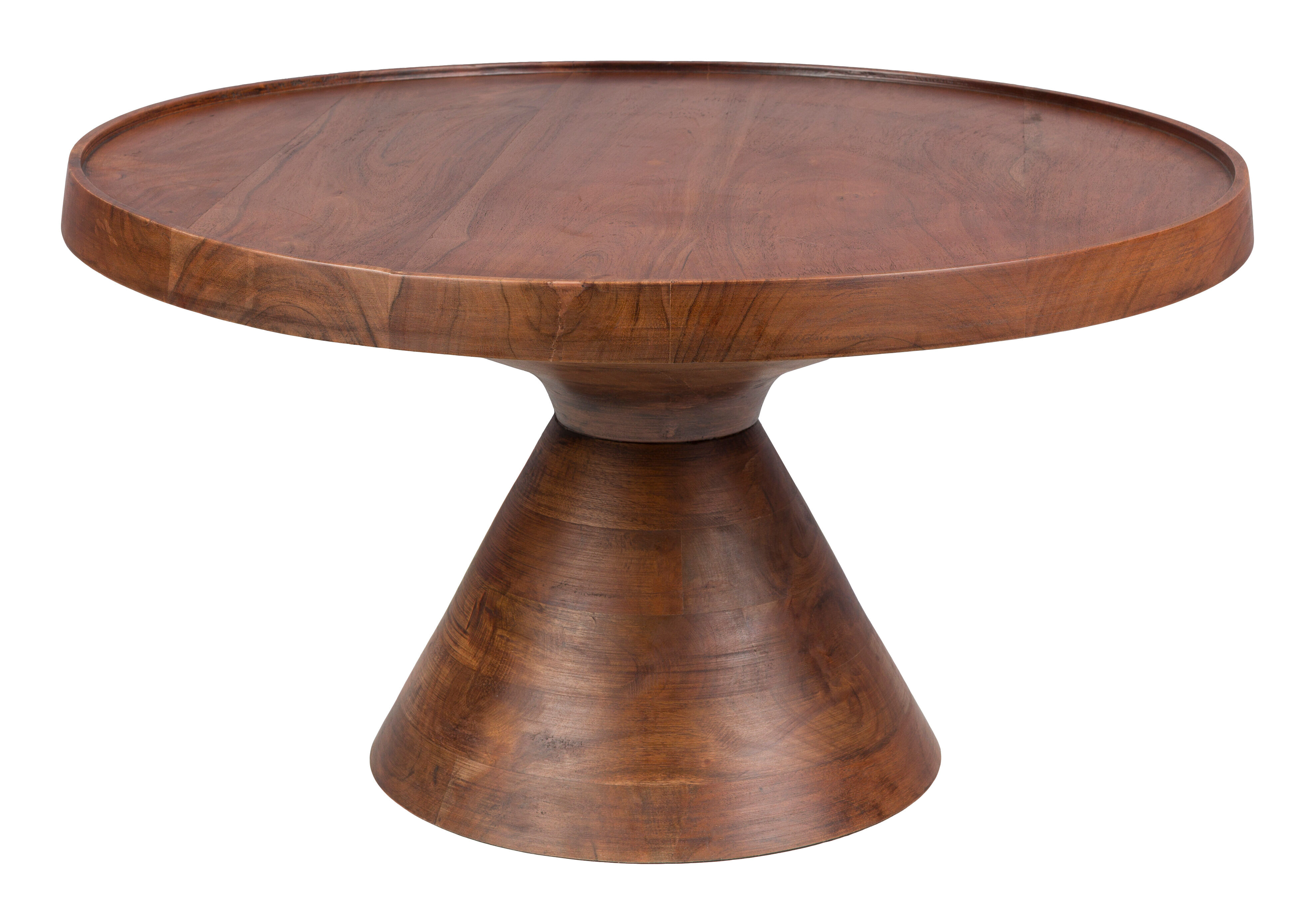 Zuiver Ronde Salontafel Floss Acaciahout, 60cm - Walnoot - 8718548104723