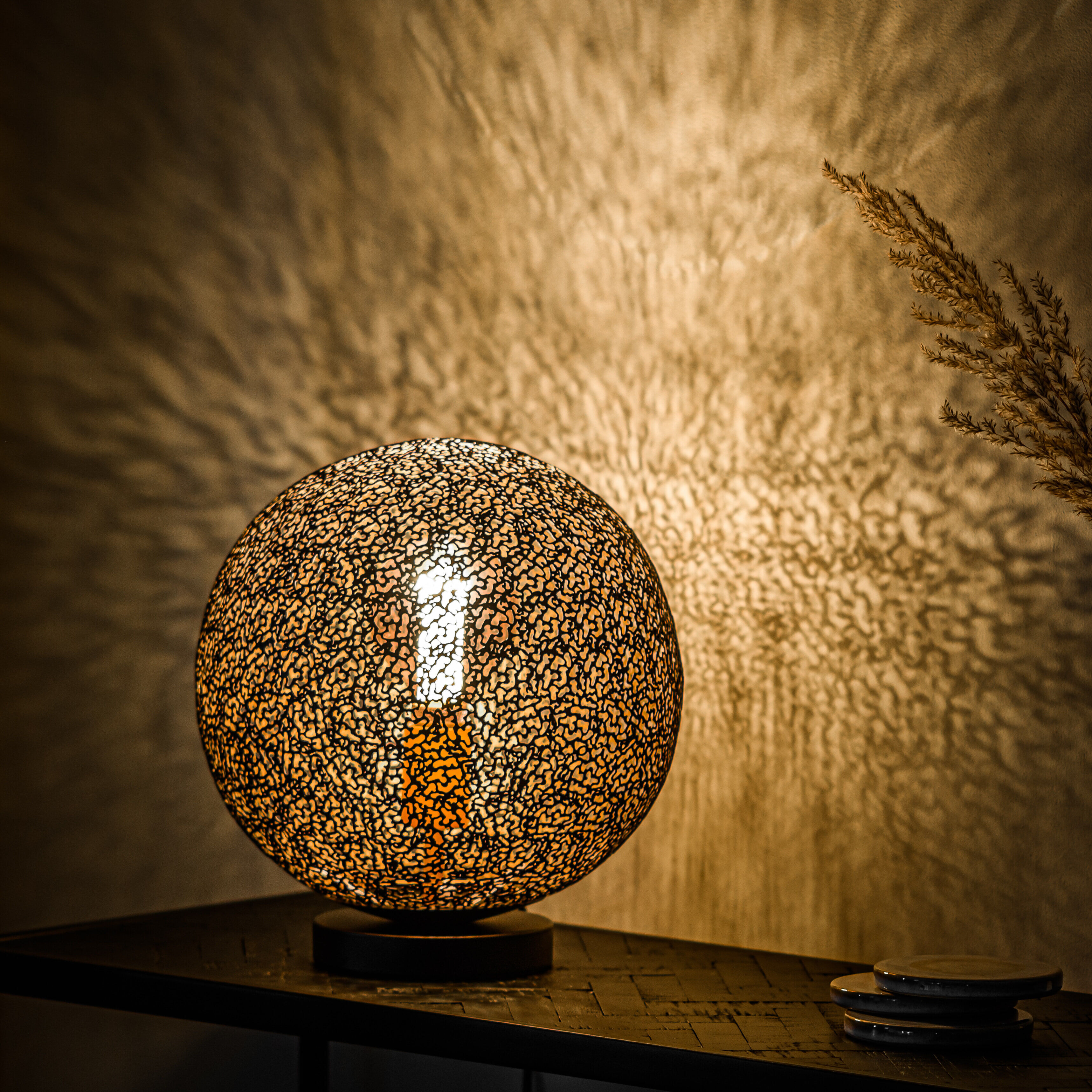 BASE Tafellamp Lovi 30cm - Zwart - 9507456884556