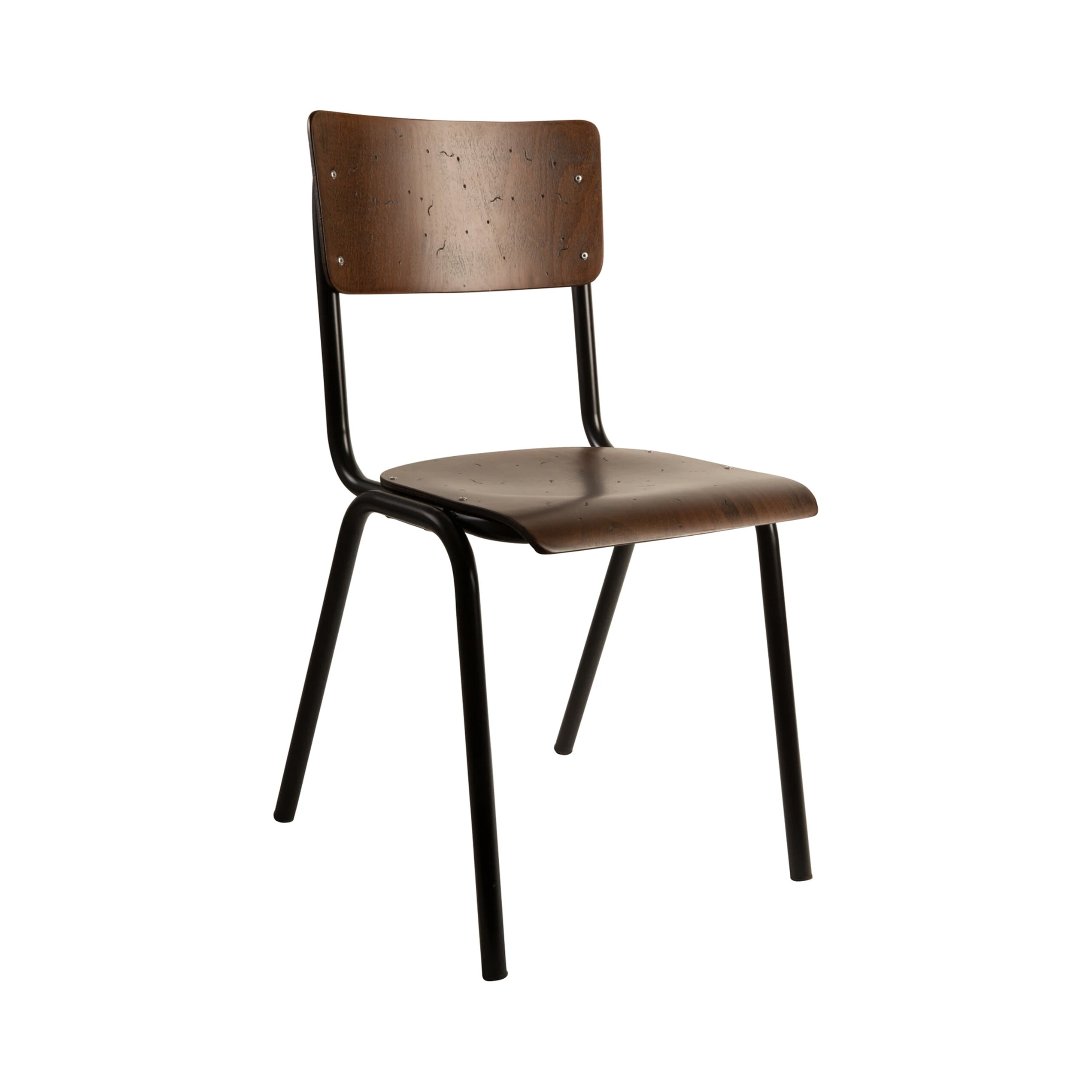 Dutchbone Eetkamerstoel Scuola - Hout - 8718548022126