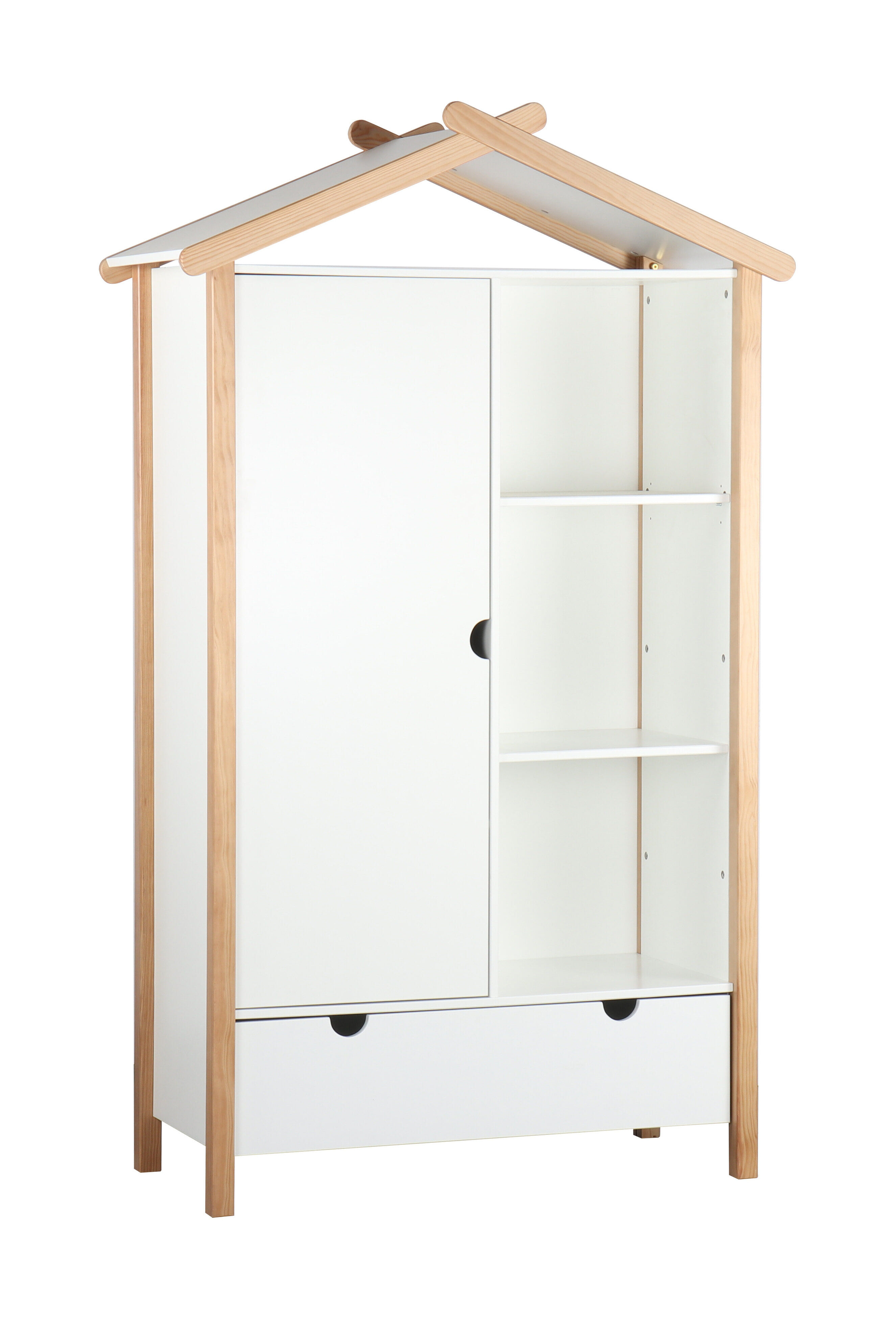 Artistiq Kledingkast Home 187 x 112cm - Wit - 4062444018634