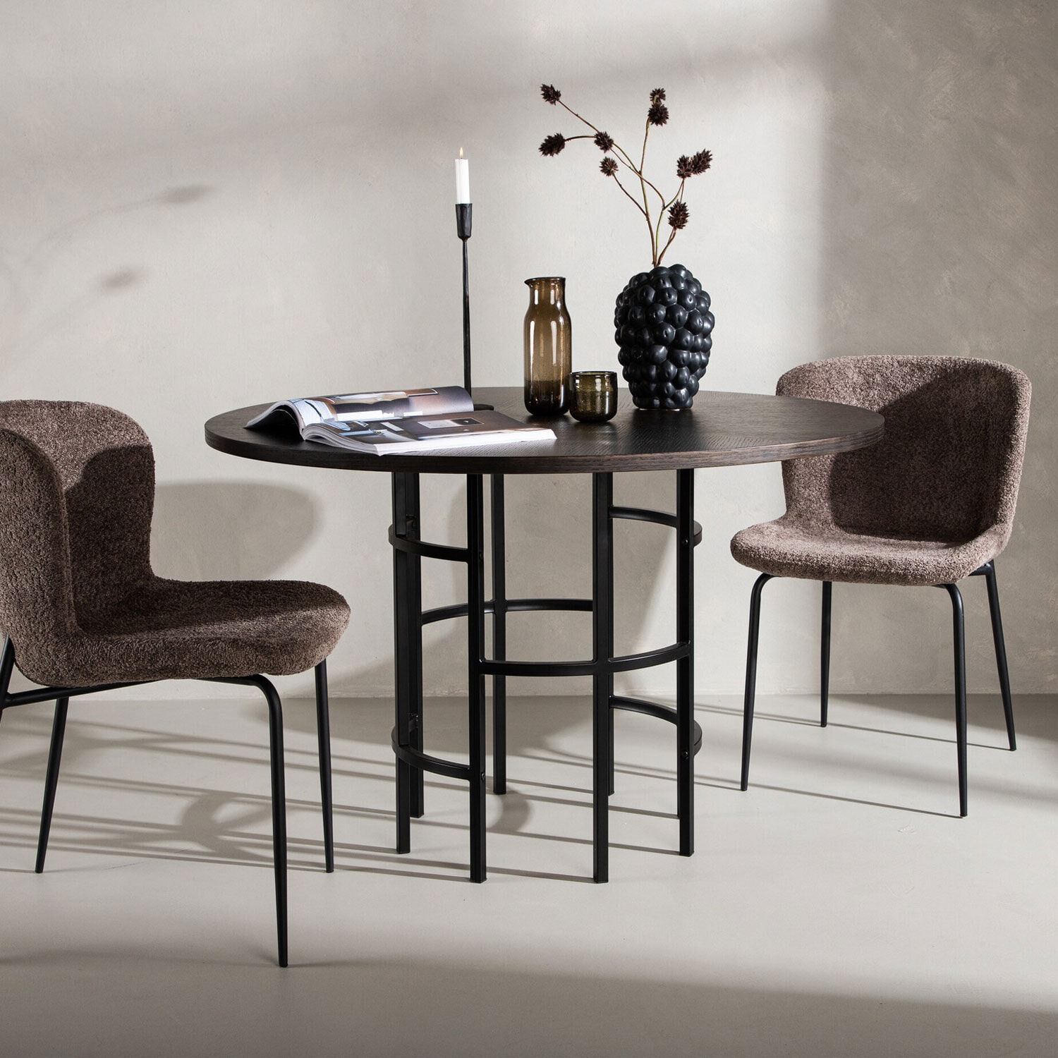 Nohr Ronde Eettafel Vu 115cm - Mokka - 7340206964250