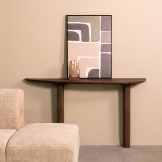 LABEL51 Organische Sidetable Wow Mangohout, 135cm - Espresso - 8719323326132