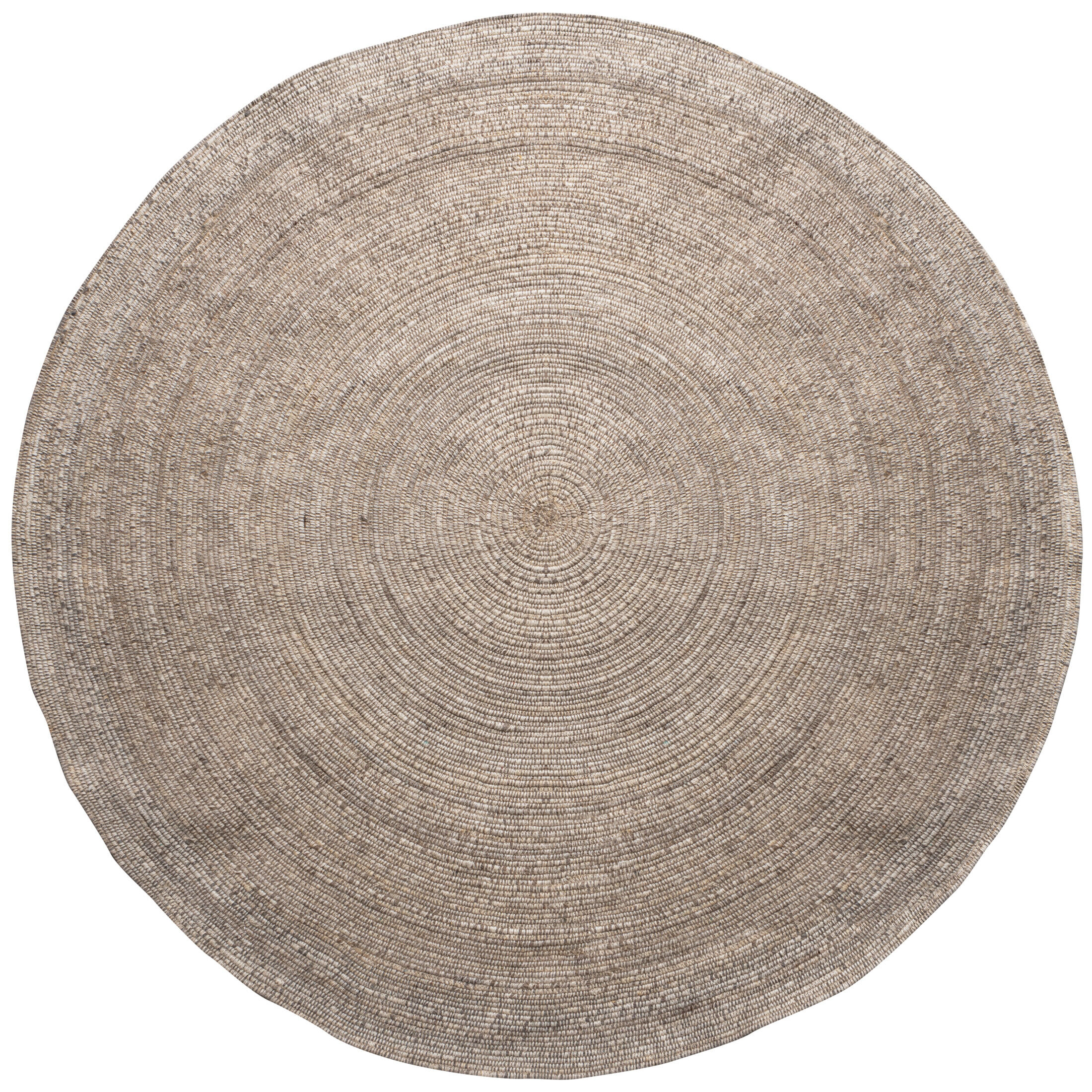 WOOOD Rond Vloerkleed Utopia Wol, 200cm - Naturel - 8714713177448