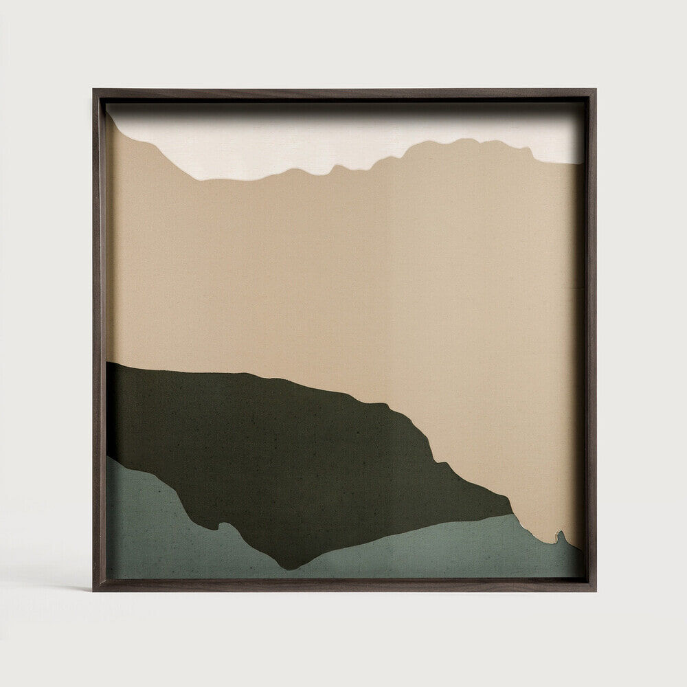 Ethnicraft Vierkant Dienblad Wabi Sabi 51 x 51cm - Crème - 5404023615299