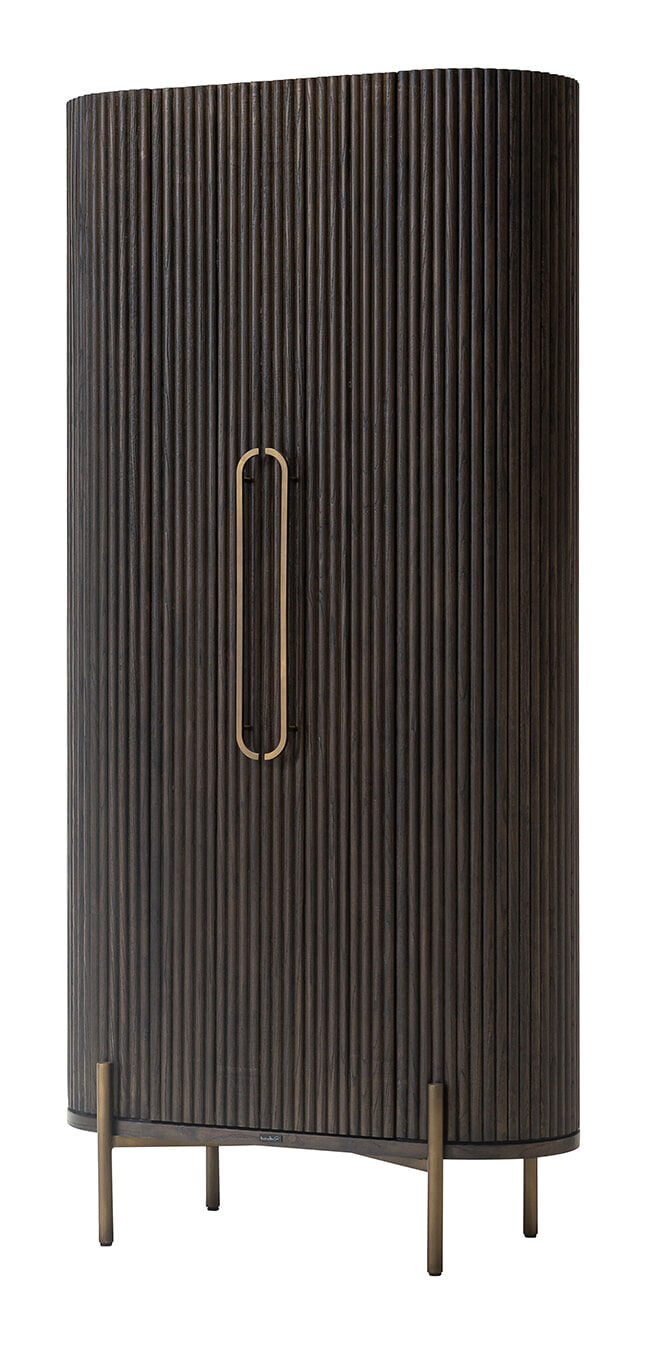 Richmond Opbergkast Luxor Eiken, 190 x 90cm - donkerbruin - 8720621682875