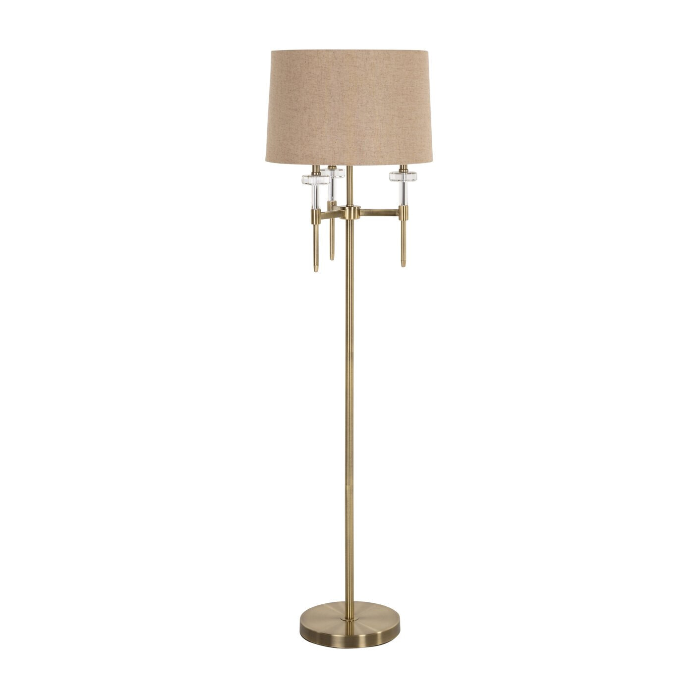 Richmond Vloerlamp Josie 161cm hoog - Brushed Gold - 8721009414439