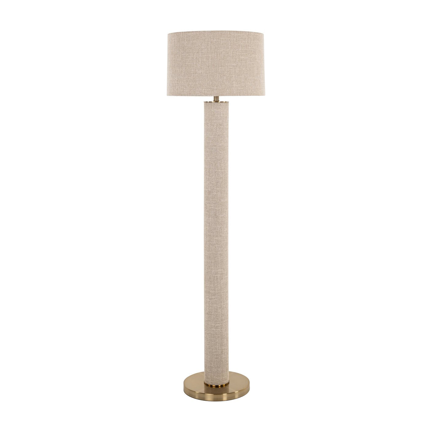 Richmond Vloerlamp Joline Linnen, 161cm hoog - Beige - 8721009414491
