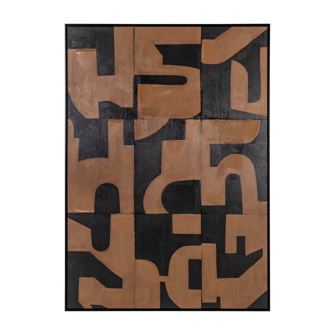 Richmond Wall Art Cascade 140 x 100cm - Bruin - 8721009421727