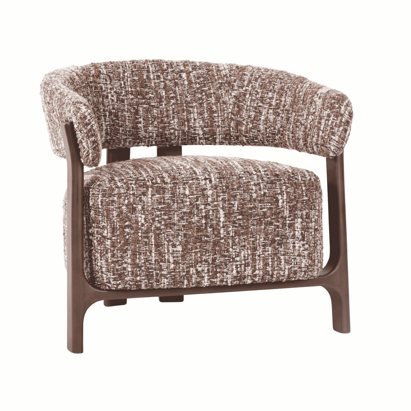 Richmond Fauteuil Dalara Geweven stof en beukenhout - Hazel - 8721009422144