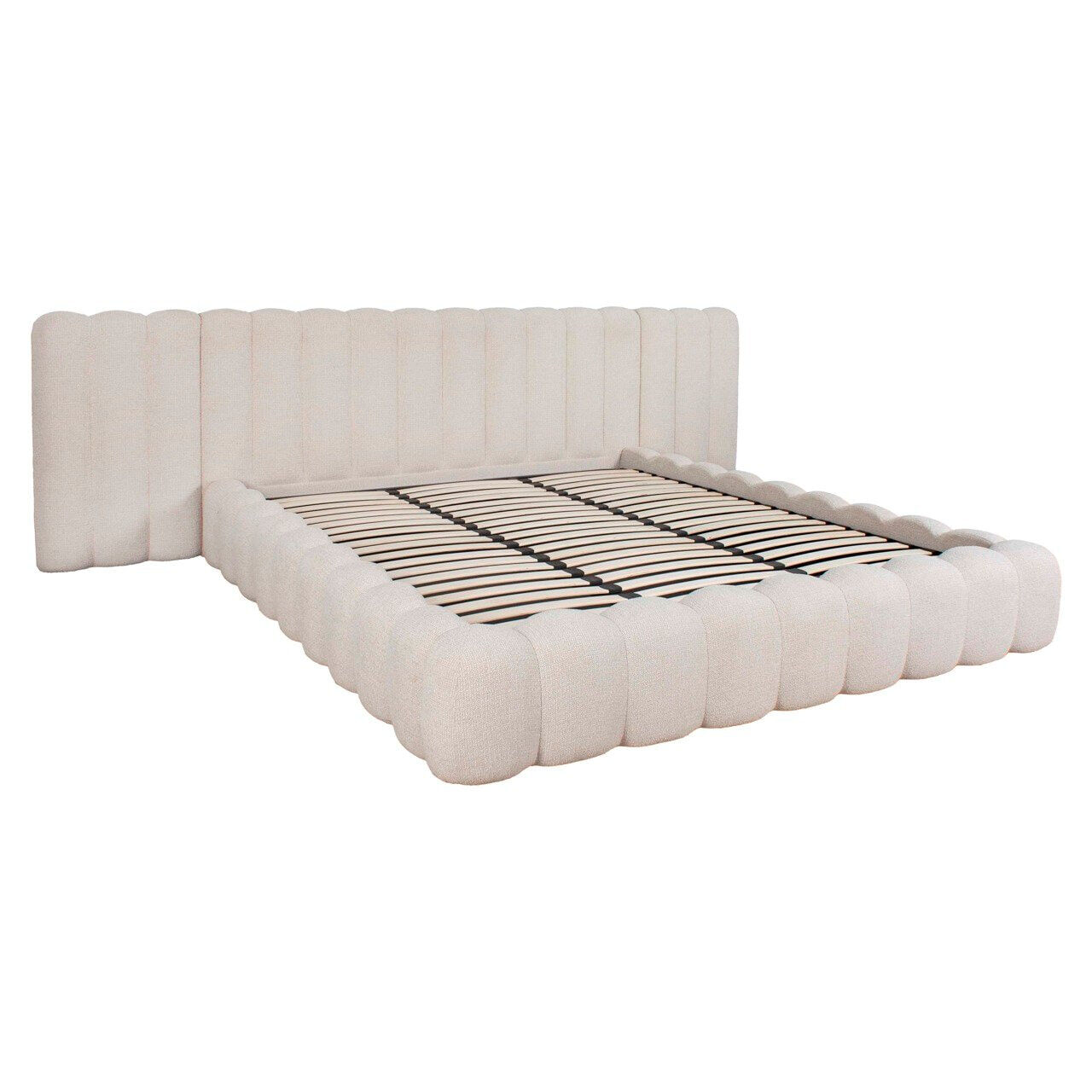 Richmond Bed Cupidon Met uitklapbare bedbodem, 180 x 210cm - Crème - 8721009422250