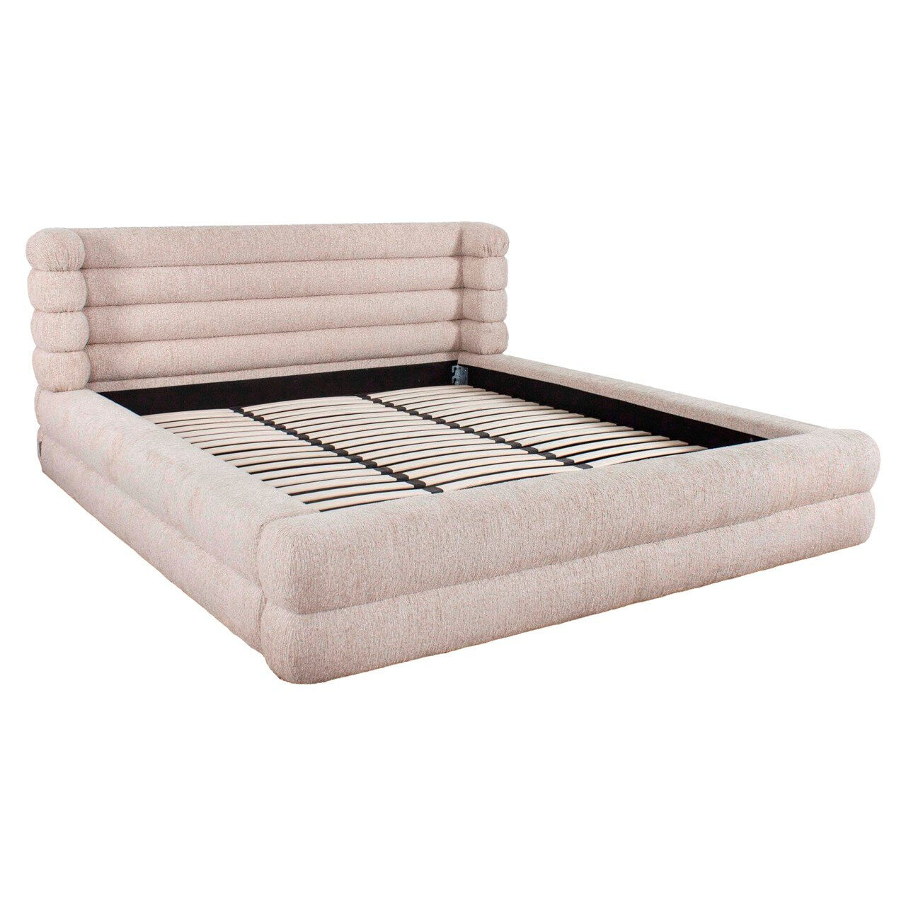 Richmond Bed Obidis Met uitklapbare bedbodem, 180 x 210cm - Naturel - 8721009422267