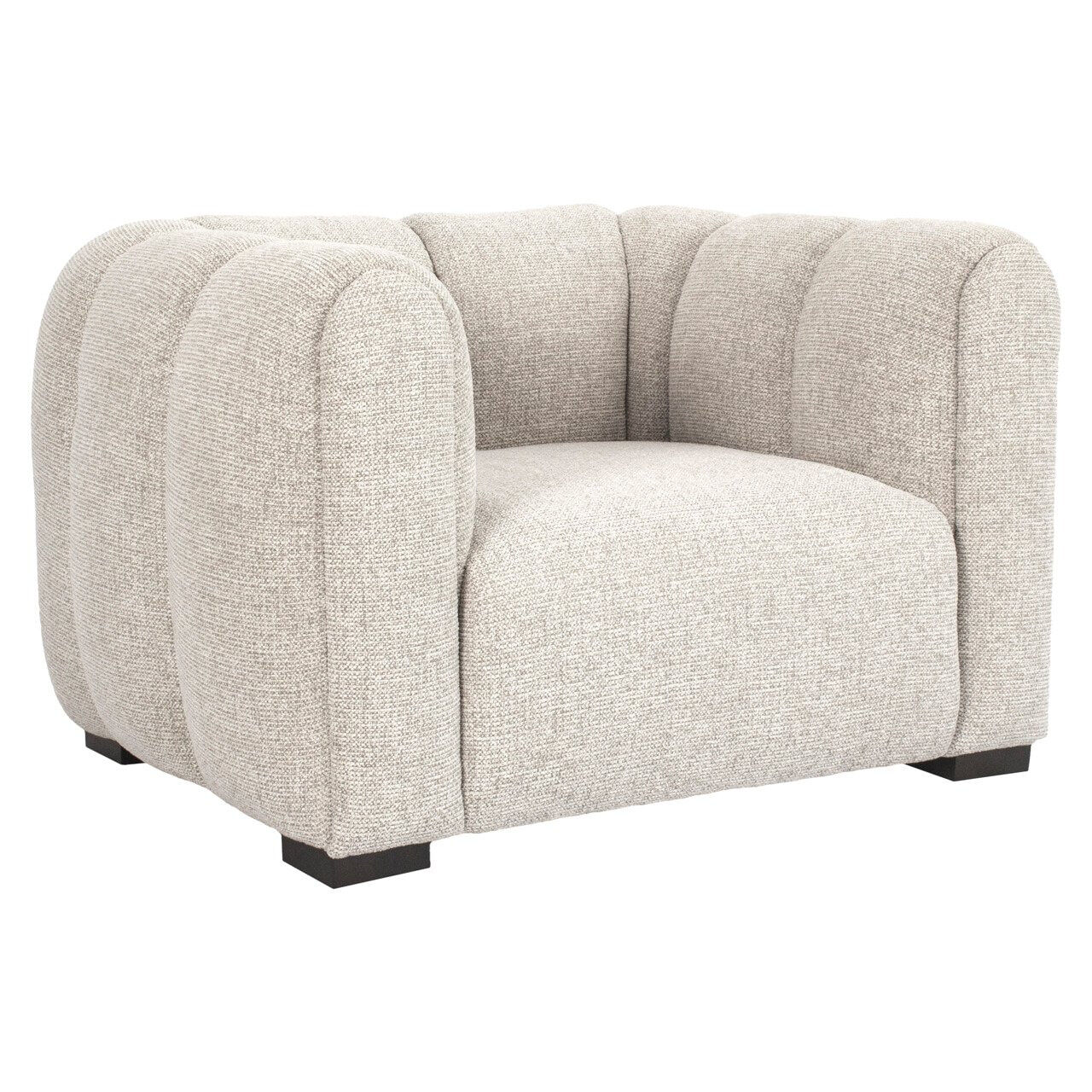 Richmond Fauteuil Novaro Geweven stof - Naturel - 8721009426791