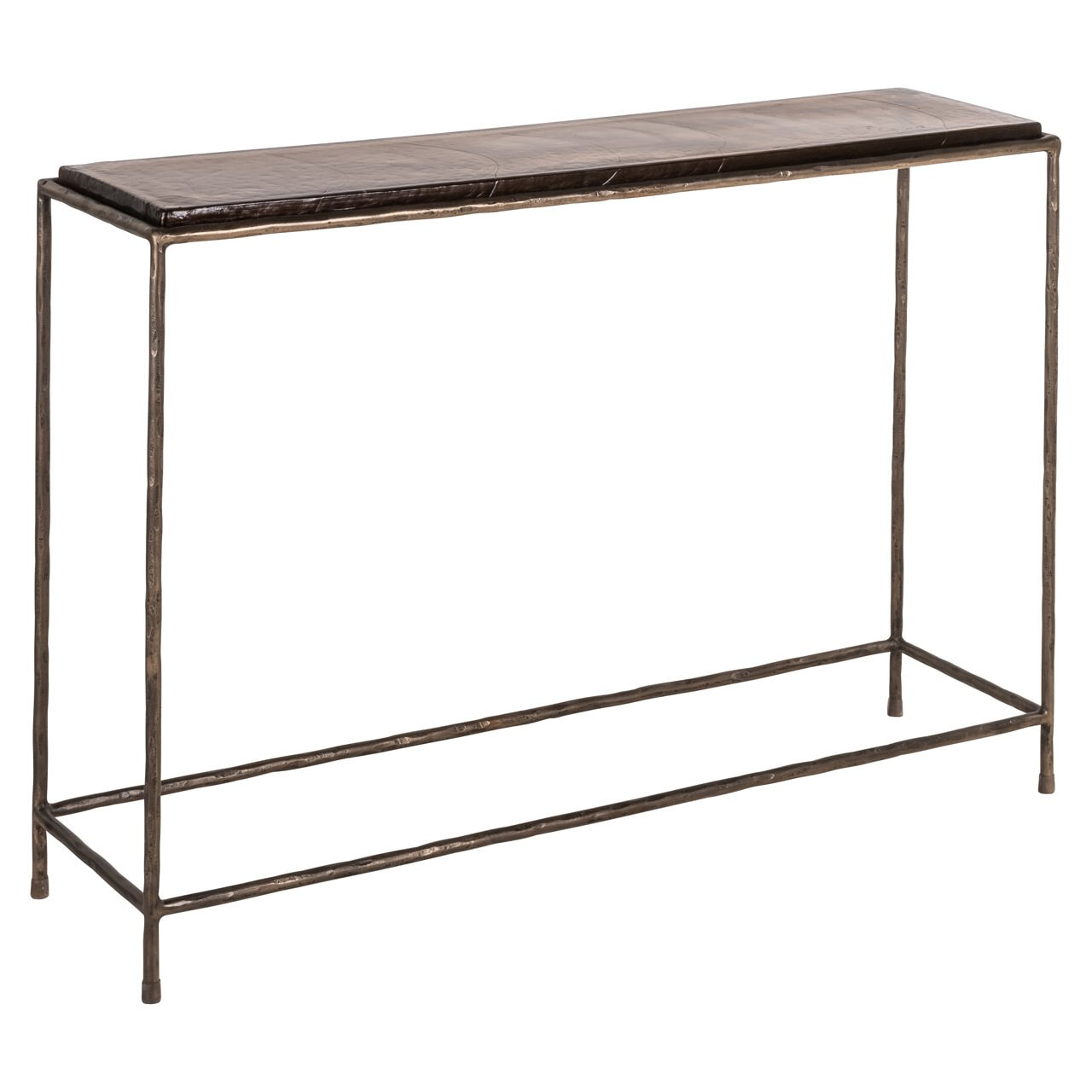 Richmond Sidetable Villano Bronskleurig glas, 110cm - 8721009427279