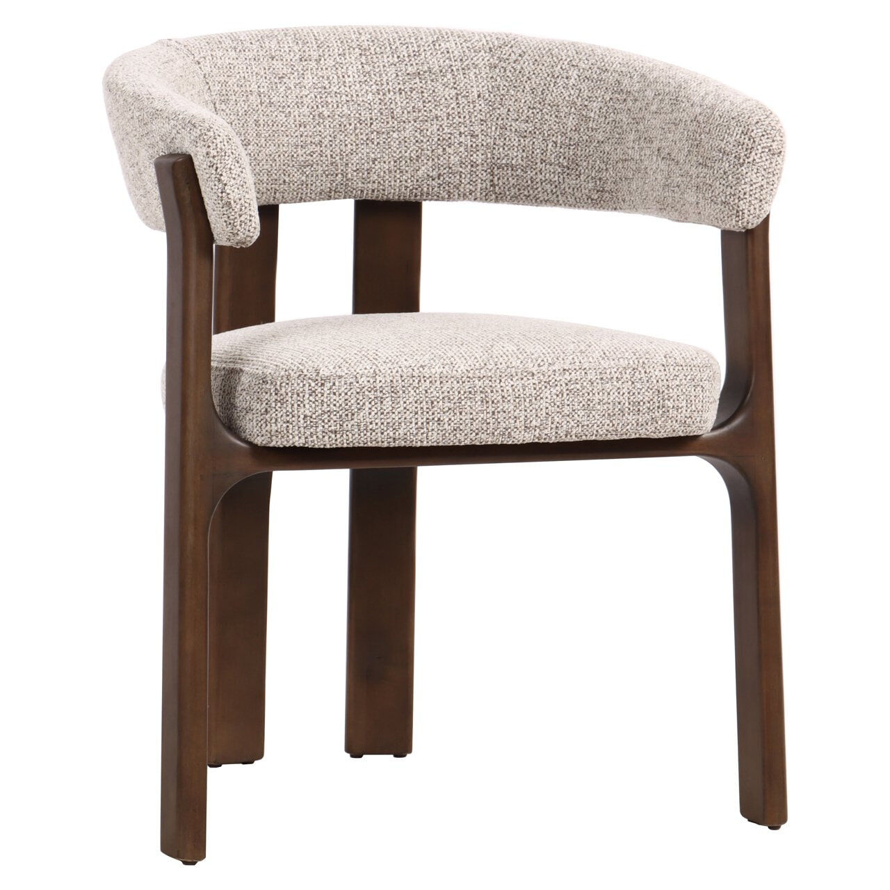 Richmond Eetkamerstoel Contigo Geweven stof - Mocca - 8721009432617