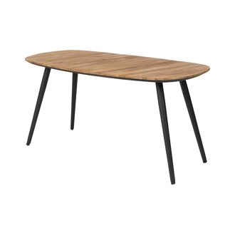 ZILT Deens Ovale Salontafel Rik 80 x 39cm - Bruin - Ovaal - 9506932818474