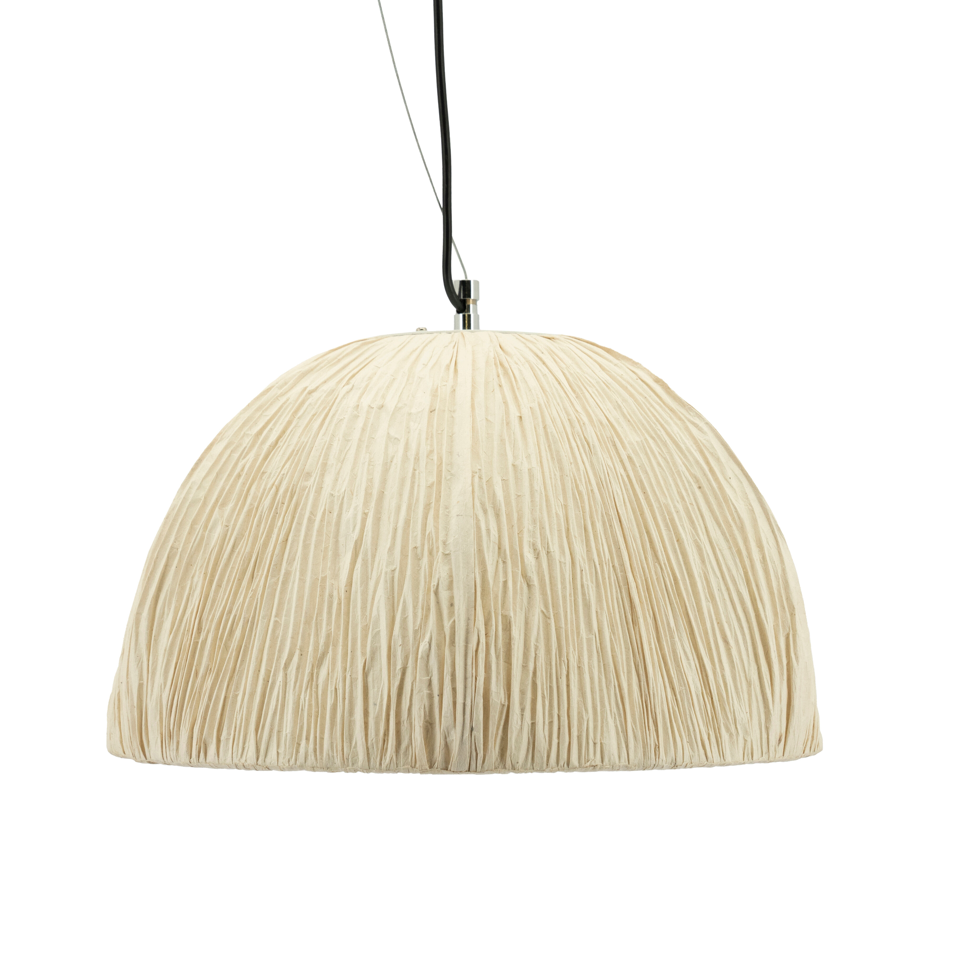 By-Boo Hanglamp Lokta Handgeschept papier, 44cm - Natuurlijk - 8720874593546
