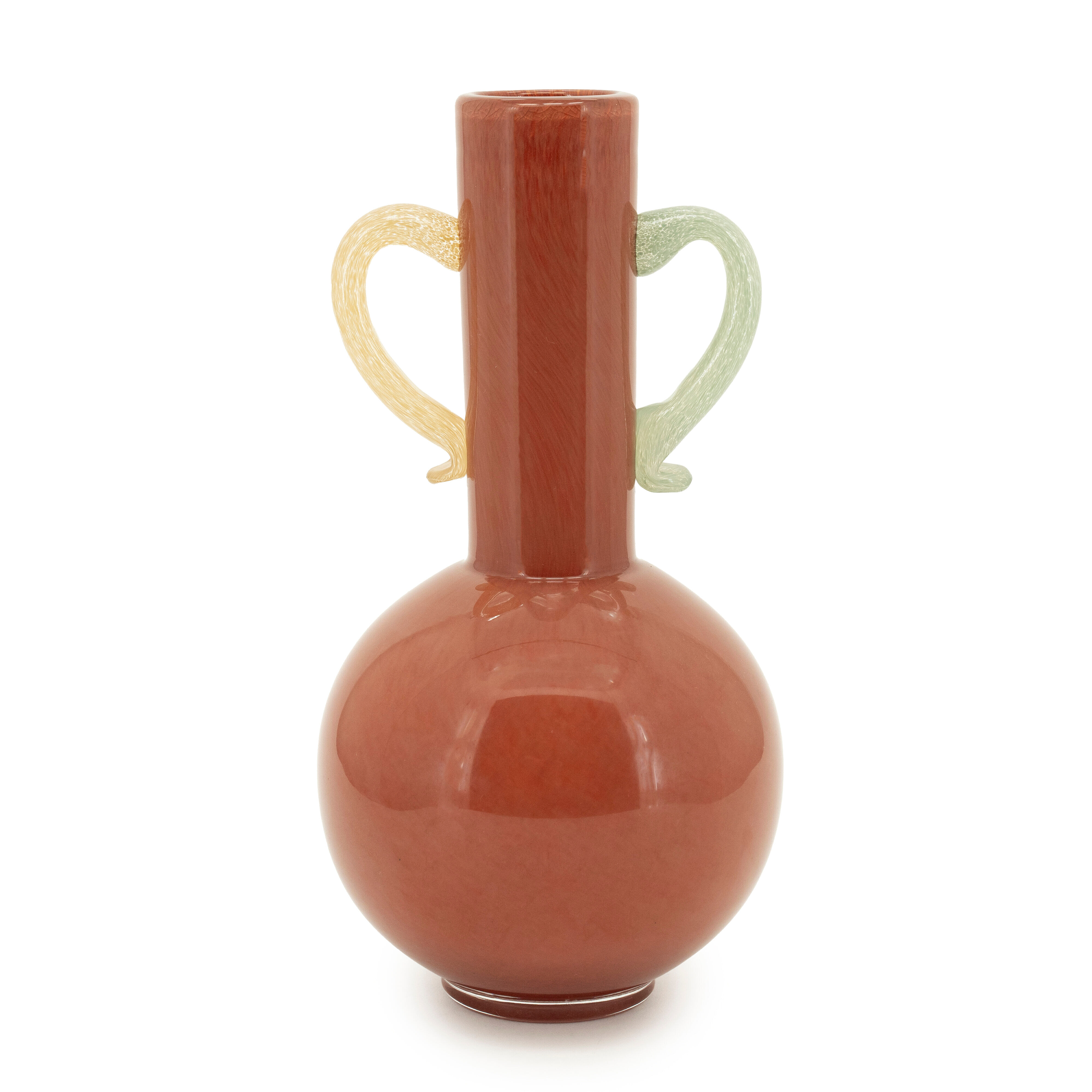 By-Boo Vaas Alegre Mondgeblazen glas - Terra - 8720874594000