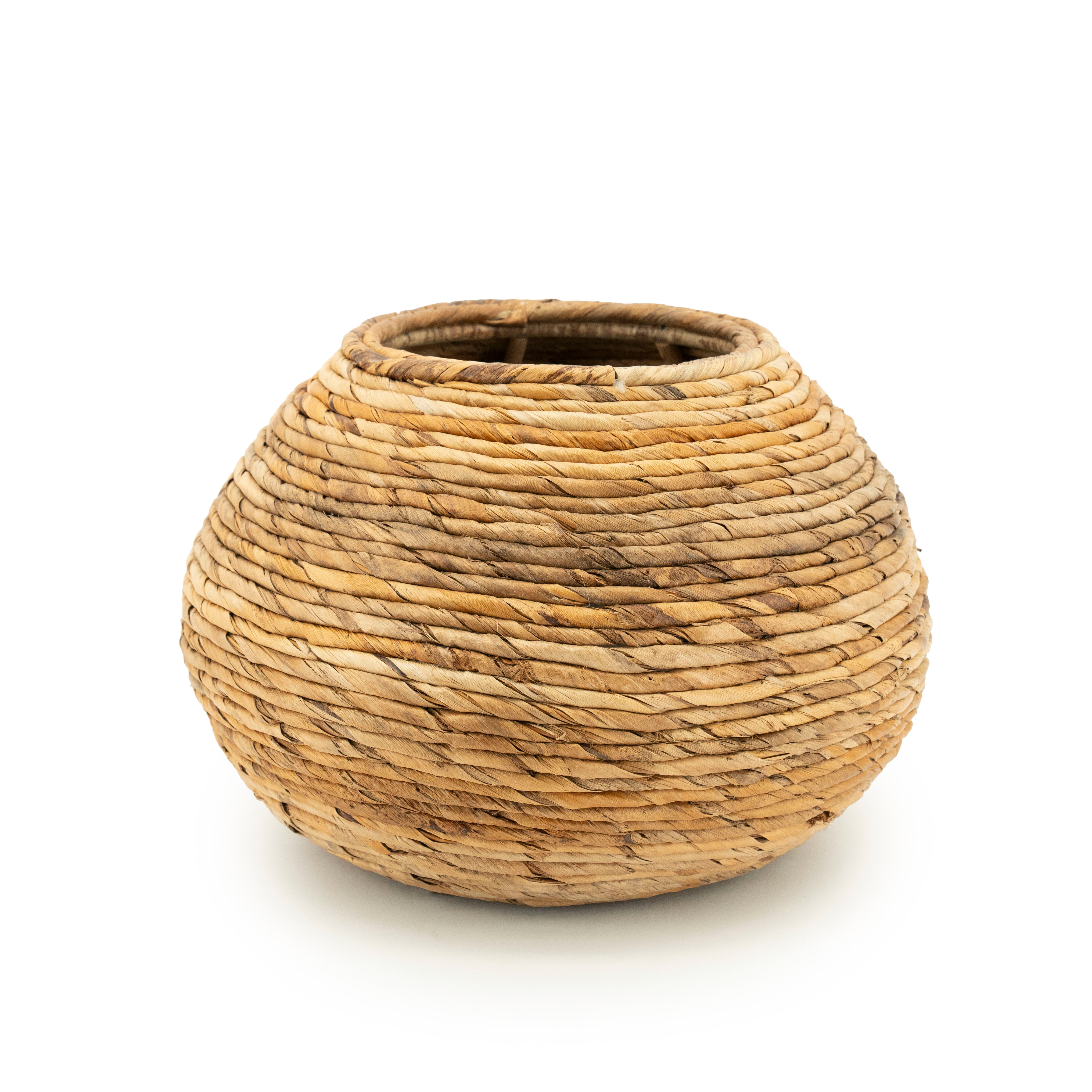 By-Boo Plantenpot Benti Abaca, 35cm hoog - Natuurlijk - 8721274900101
