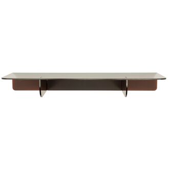 By-Boo Wandplank Plexo Acryl, 60cm - Bruin - 8721274900873