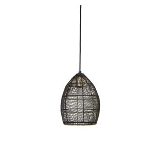Light & Living Hanglamp Meya 20cm - Zwart - 8717807294274