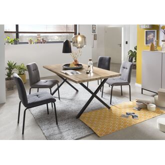 Artistiq Eettafel Terrian Eikenlook, 160 x 90cm - Bruin - 4055195003837