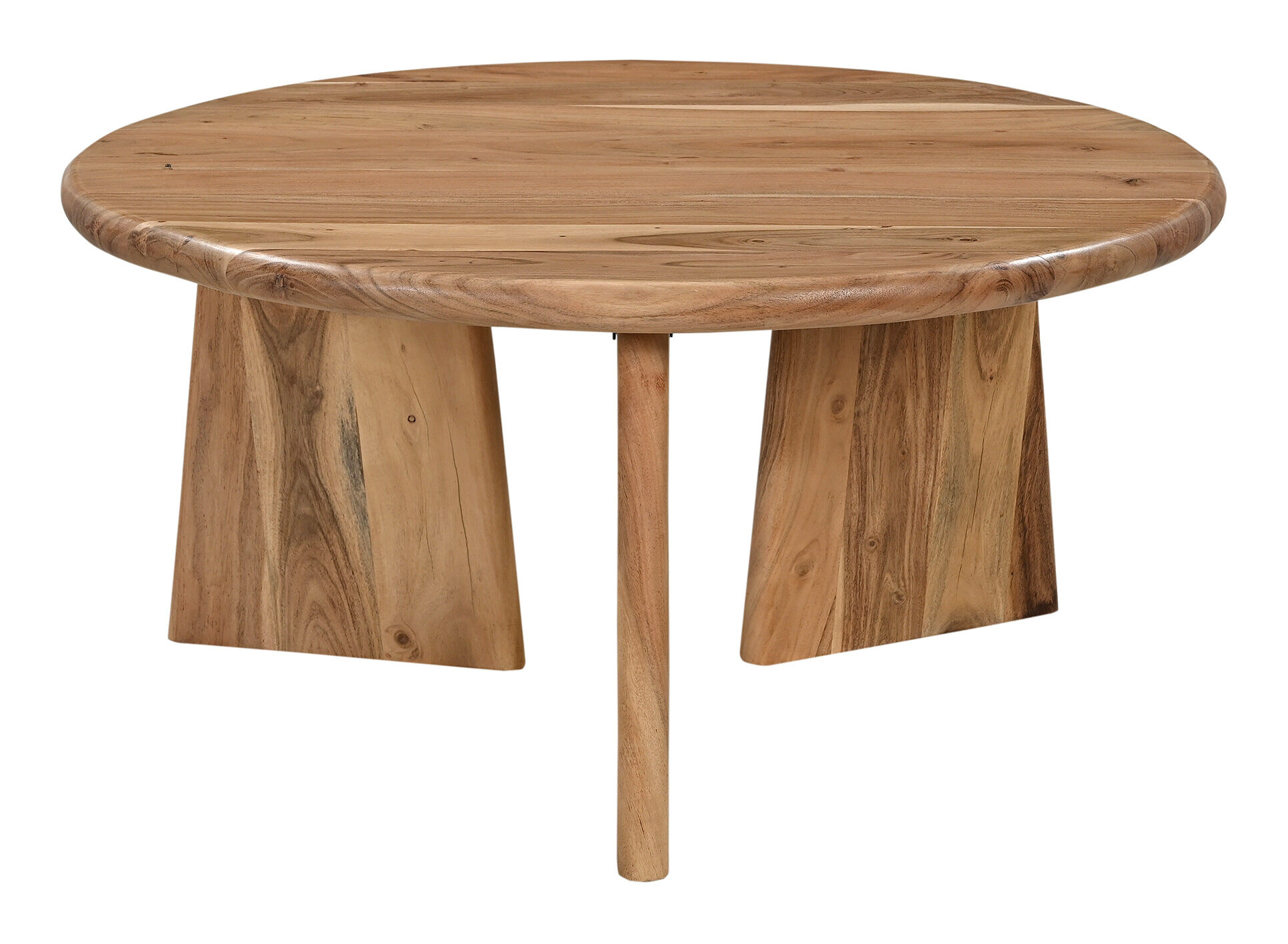 Artistiq Ronde Salontafel Sequia Acaciahout, 90cm - Bruin - 4055195146190