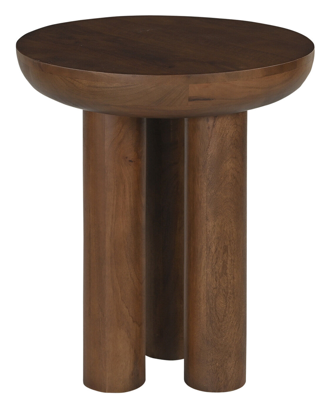 Artistiq Ronde Bijzettafel Leighanna Mangohout, 50cm - Bruin - 4055195146428