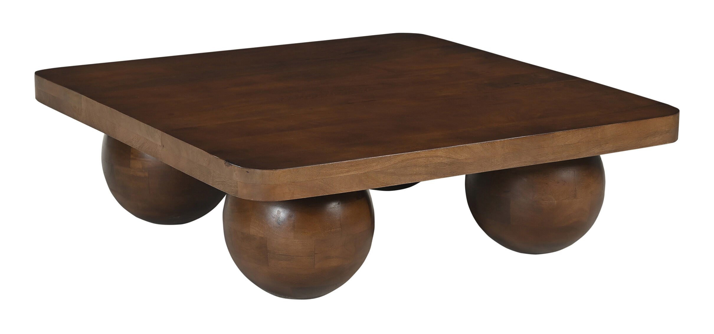 Artistiq Salontafel Ambur Mangohout, 90 x 90cm - Bruin - Vierkant - 4055195146466