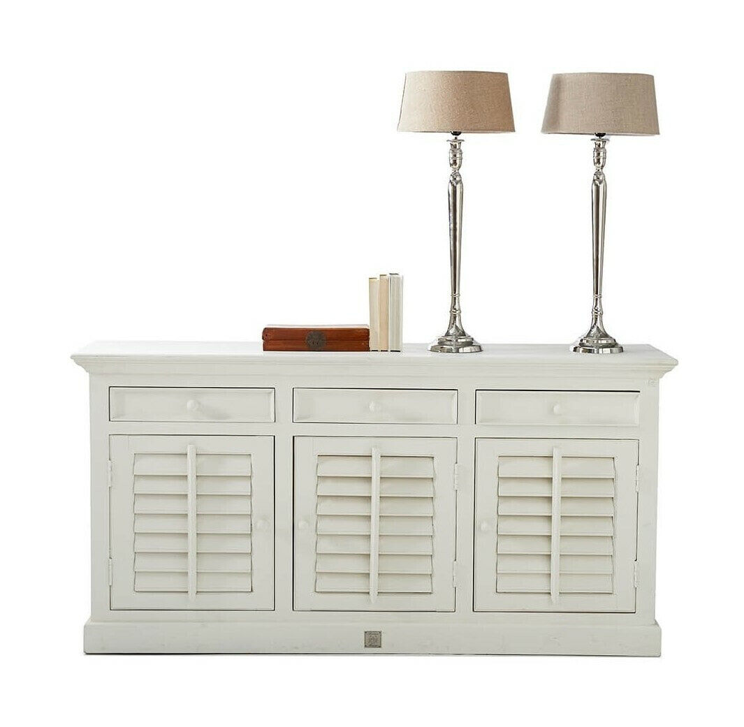 Rivièra Maison Dressoir New Orleans 175cm - Wit - 8718056028931